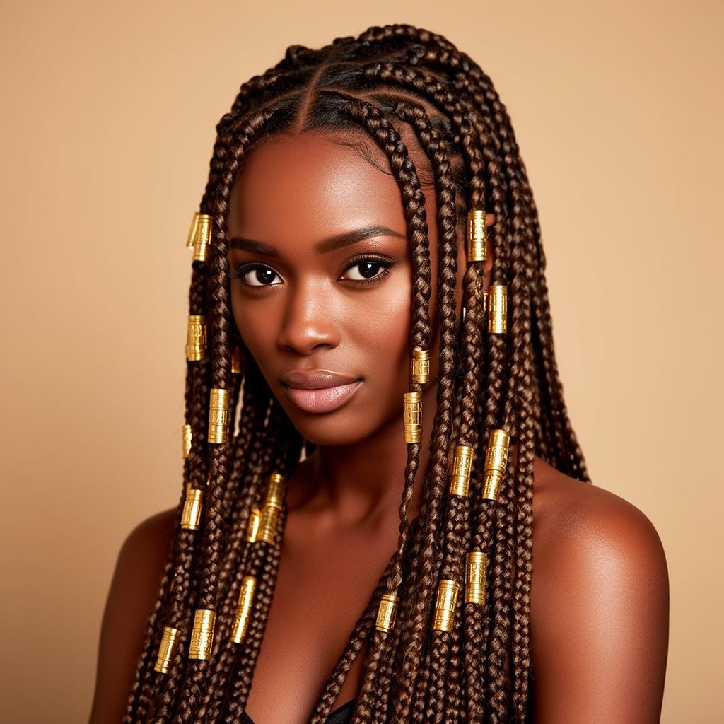 Adorned Box Braids